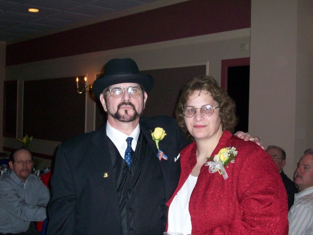 Chief Carol Craig and husband Gary enjoying the night off.